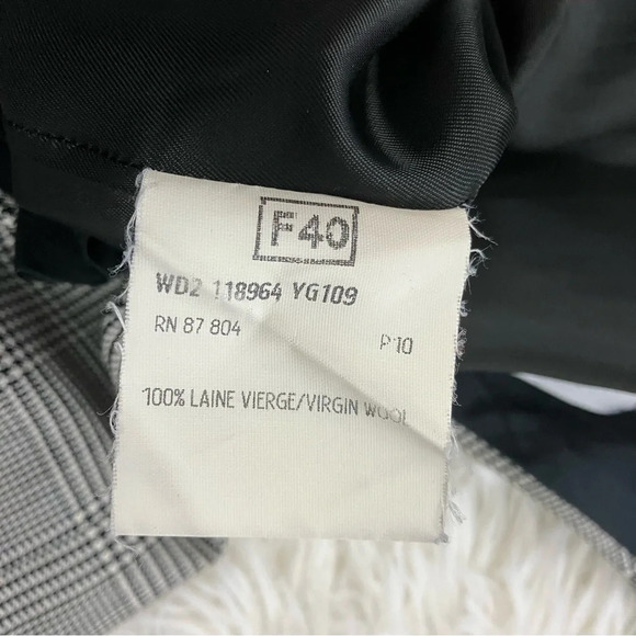 Yves Saint Laurent Prince of Wales Plaid Trouser Pants - Picture 8 of 12